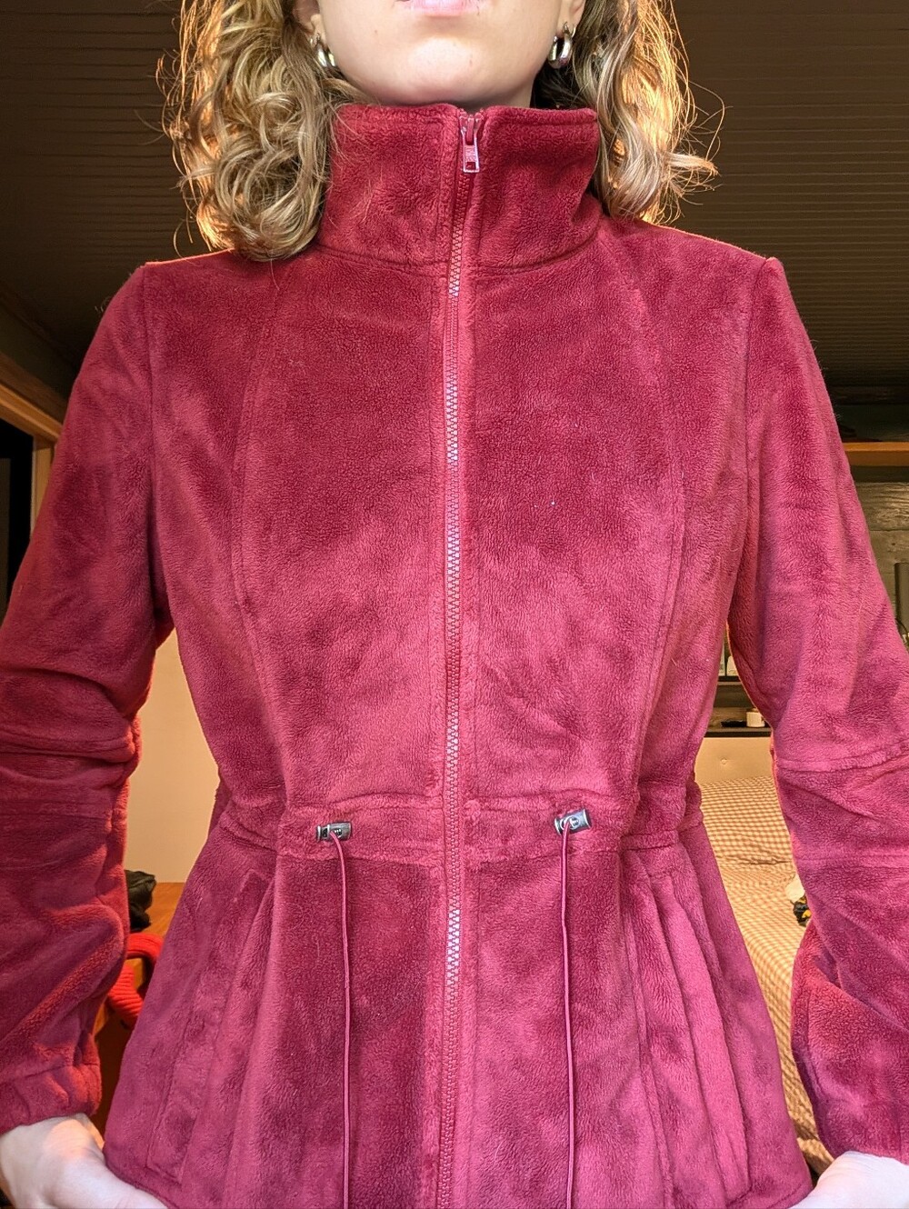 Vibrant Red Fleece